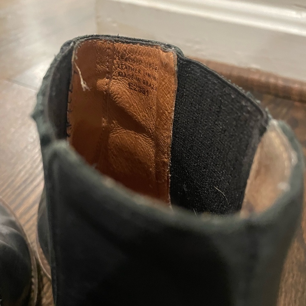 Black leather Madewell booties - Picture 4 of 4